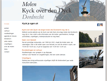Tablet Screenshot of molen-dordrecht.nl